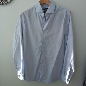 Rw&Co Men's Light Blue Button Down Shirt Size L US